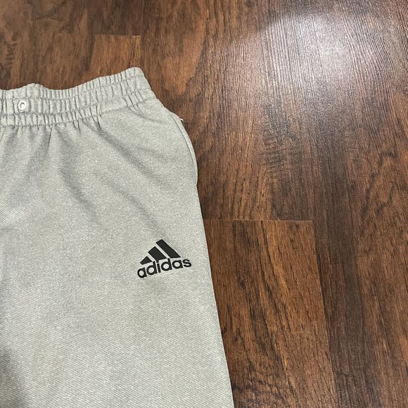 Adidas Men's Game And Go Open Hem Gray Pants GN4707 Size: S - Picture 3 of 10